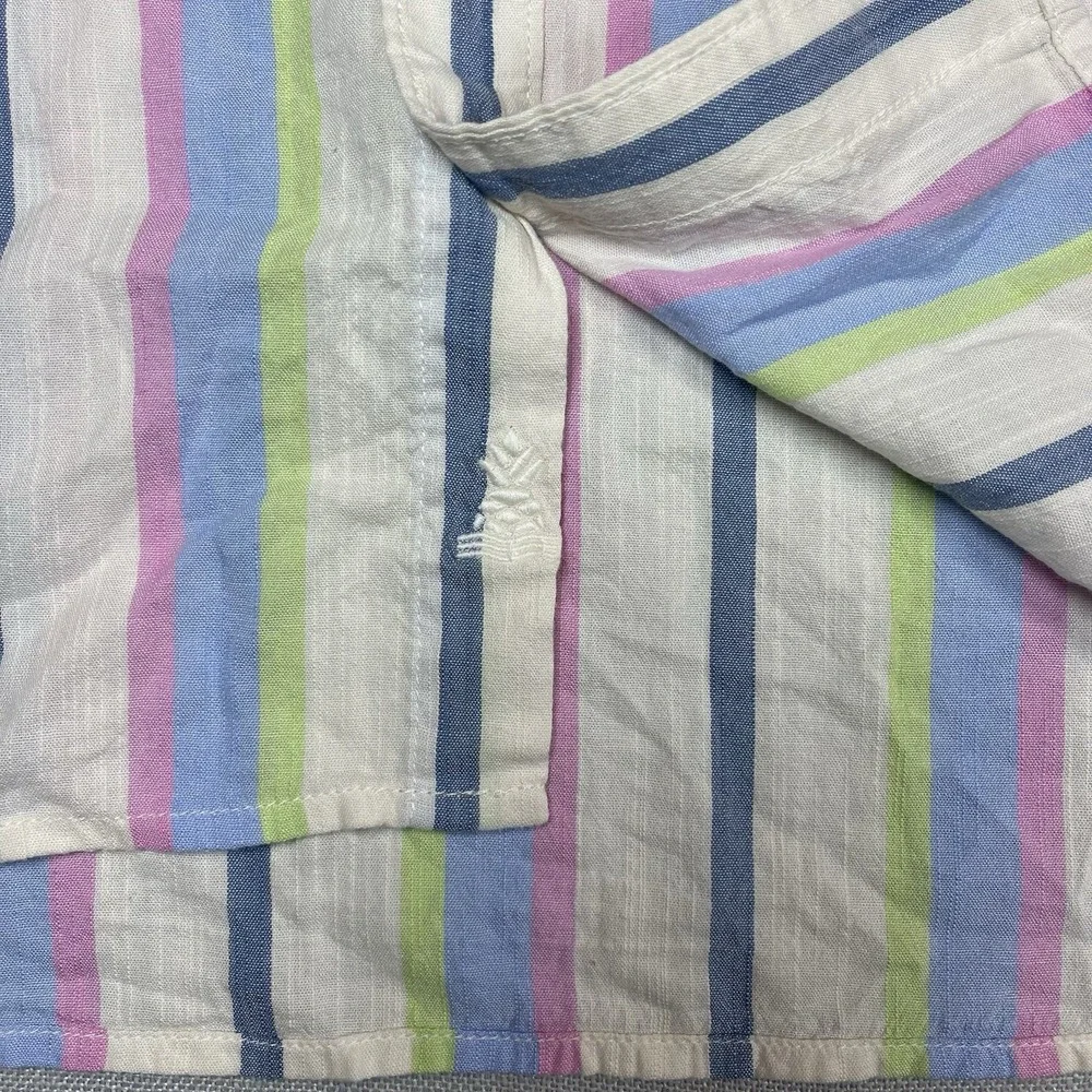 Chubbies‎ The Friday Shirt Short Sleeve Button Down Mens XL Soft Serve Striped
